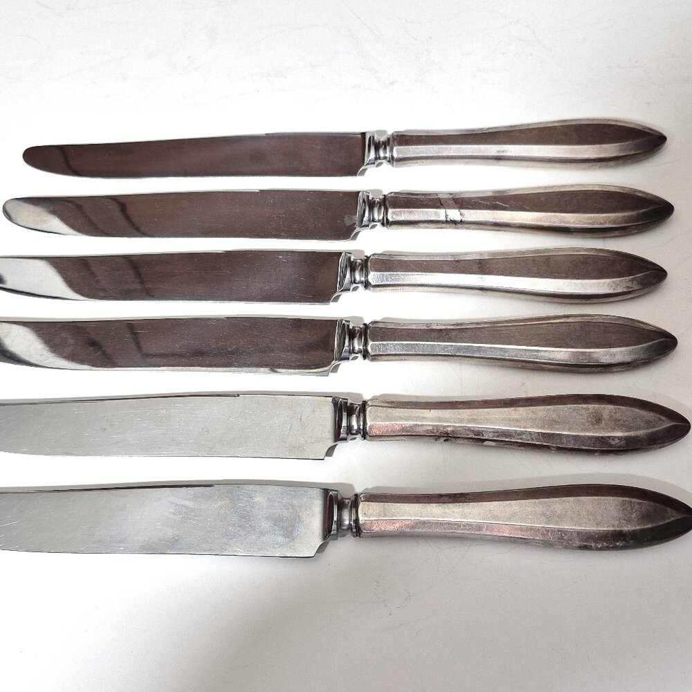 Antique Community silverplate 1914 Patrician Butter Knives Set of 6